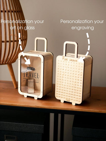 Travel Money Saving Suitcase – Your Mini Bank for Big Adventures