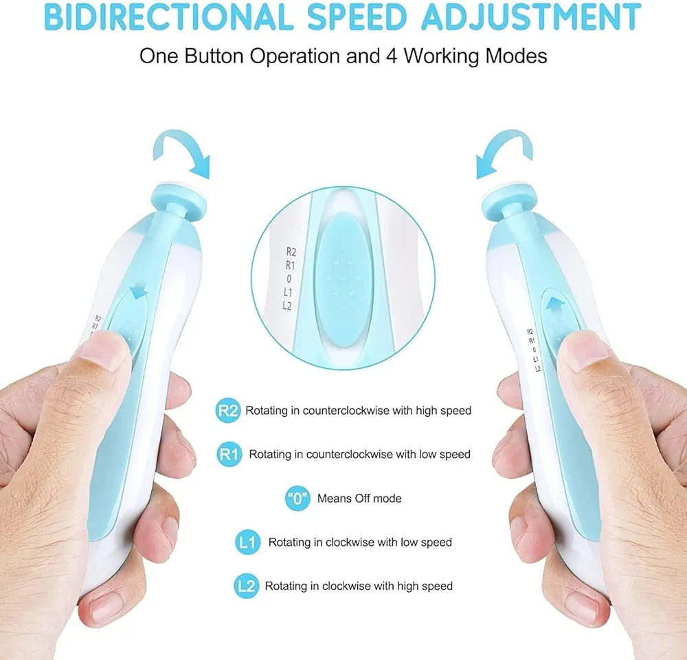 Baby Nail Clippers with Built-in LED Light for Safe and Gentle Trimming