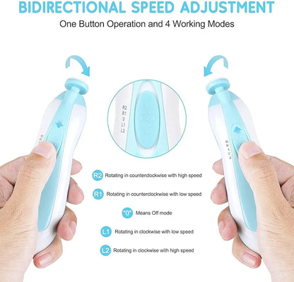 Baby Nail Clippers with Built-in LED Light for Safe and Gentle Trimming