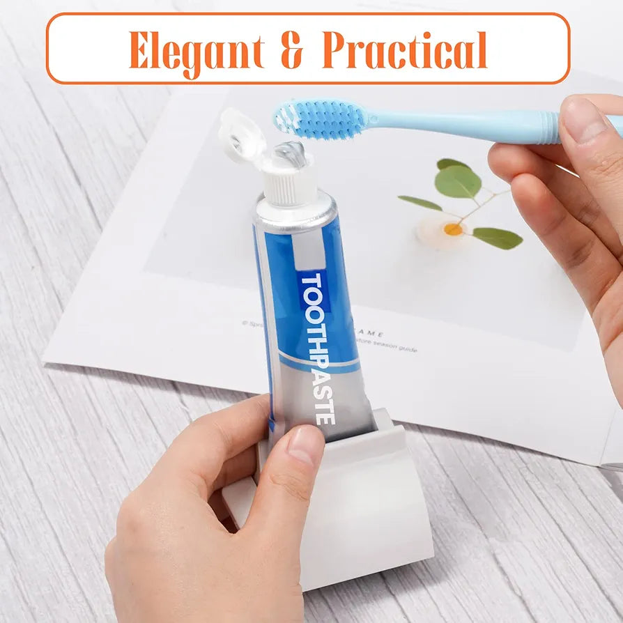 Rolling Tube Toothpaste Squeezer – Assorted Color Plastic (Pack of 2)