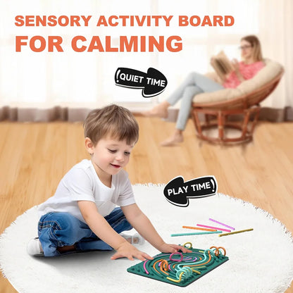 Montessori Toys Sensor Activity Board – For Calming Play & Growth