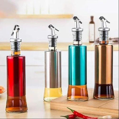 Oil Dispenser Bottle – Automatic Opening & Closing Oil Pot