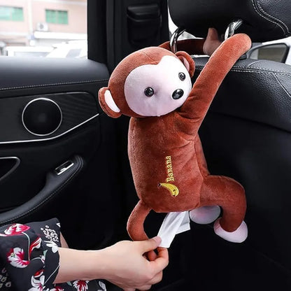 Cartoon Monkey Tissue Holder – Cute, Funky & Super Soft!