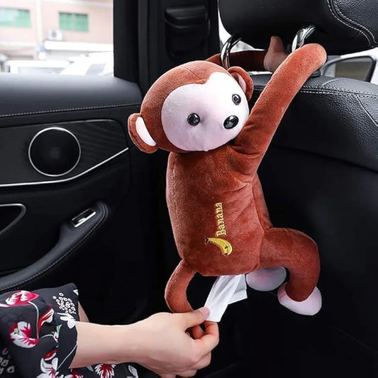 Cartoon Monkey Tissue Holder – Cute, Funky & Super Soft!