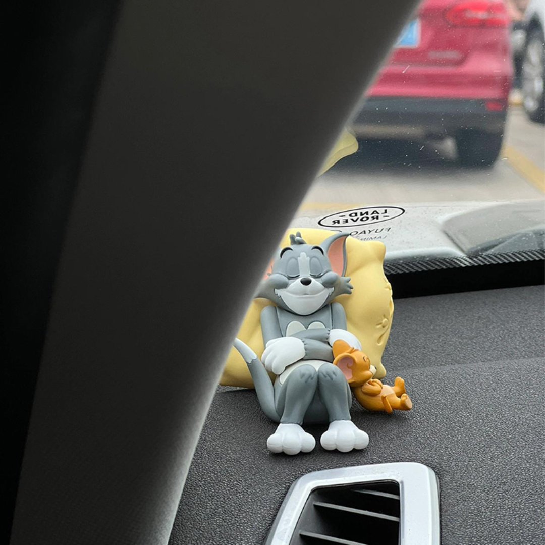 Tom & Jerry Cute Sleeping Car Interior Accessory