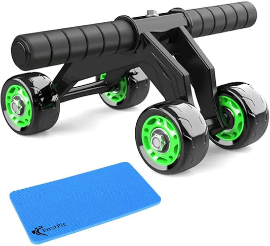Unisex 4-Wheel AB Roller – Stable & Powerful Core Trainer for All Fitness Levels