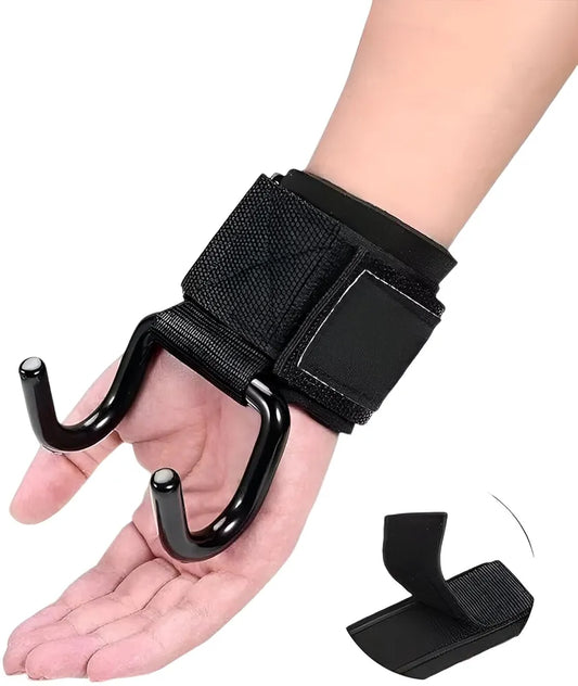 Weight Lifting Rod Hooks Wrist Support – Lift Heavier, Train Smarter