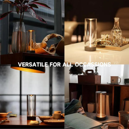 Floating Magnetic LED Table Lamp – Modern Strip Light with Touch Switch