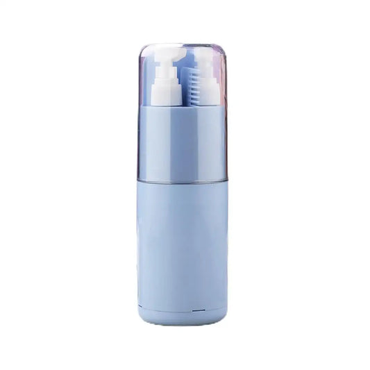 Travel Essential Kit – 6‑in‑1 Portable Toiletry Dispenser with Comb, Mirror & Towel