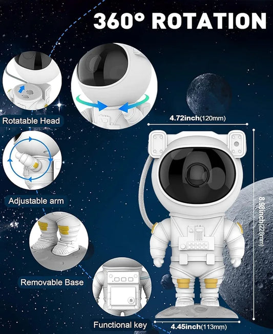 Astronaut Galaxy Projector - Turn Your Room into a Cosmic Wonderland!