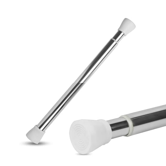 Adjustable Hanging Rod for Window, Closet & Bathroom – No Drill Installation