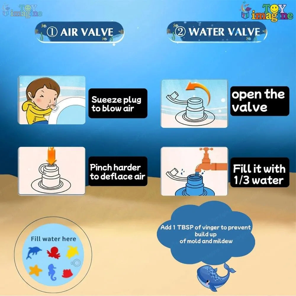 Water Sensory Play Mat – Fun Splash Time for Babies & Pets!