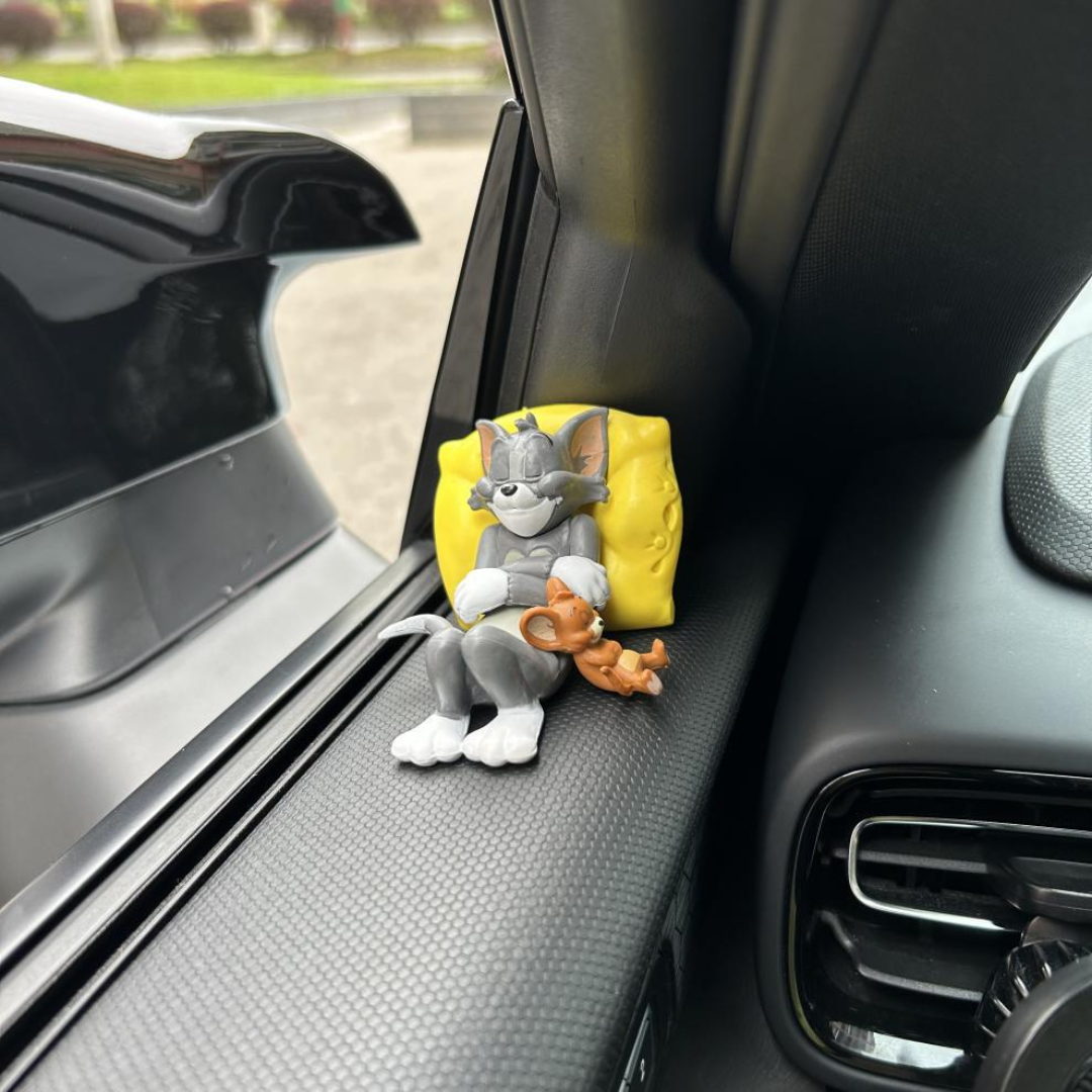 Tom & Jerry Cute Sleeping Car Interior Accessory