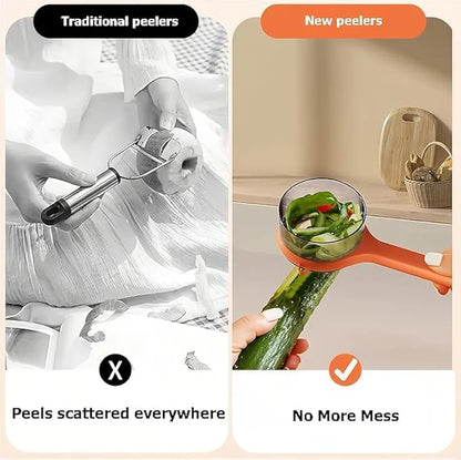 Peeler With Storage Box – Smart & Compact Kitchen Helper