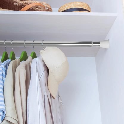 Adjustable Hanging Rod for Window, Closet & Bathroom – No Drill Installation