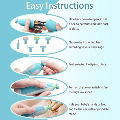 Baby Nail Clippers with Built-in LED Light for Safe and Gentle Trimming