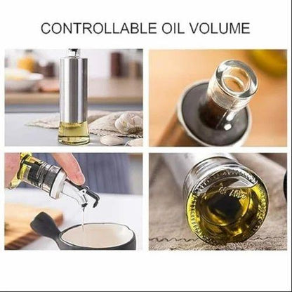 Oil Dispenser Bottle – Automatic Opening & Closing Oil Pot