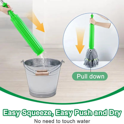 Self-twisting Water Rotating Mop – Effortless Cleaning, Maximum Convenience
