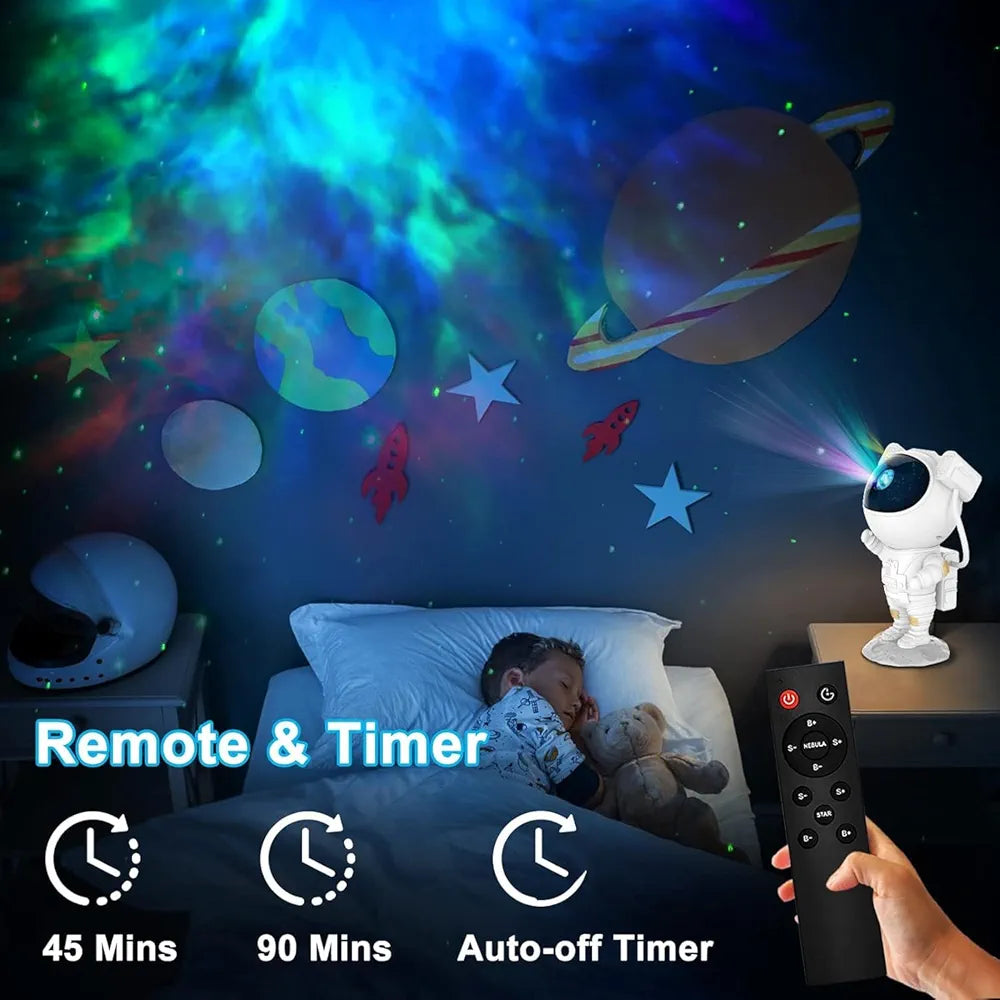 Astronaut Galaxy Projector - Turn Your Room into a Cosmic Wonderland!