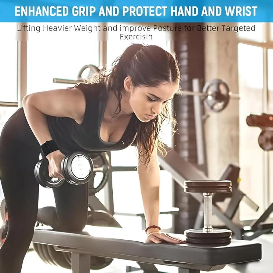 Weight Lifting Rod Hooks Wrist Support – Lift Heavier, Train Smarter