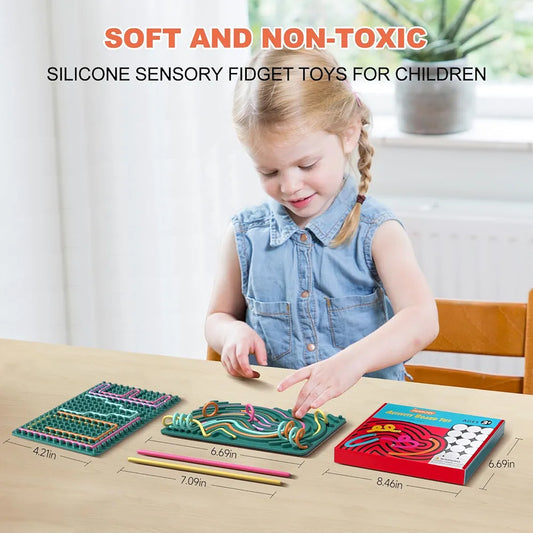 Montessori Toys Sensor Activity Board – For Calming Play & Growth