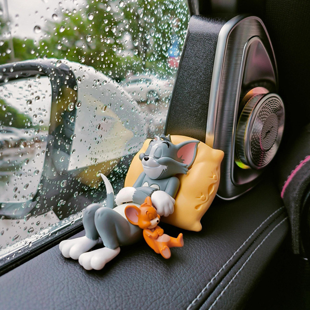 Tom & Jerry Cute Sleeping Car Interior Accessory