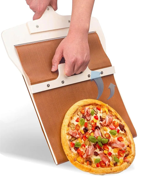 Wooden Pizza Paddle with Smooth Handle – Versatile Kitchen Essential