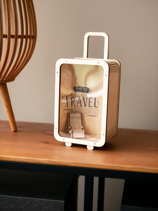 Travel Money Saving Suitcase – Your Mini Bank for Big Adventures