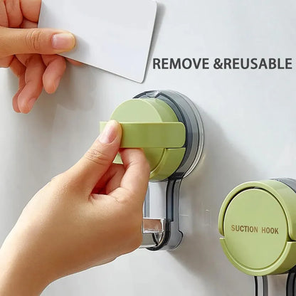 No-Drill Suction Wall Hooks – Strong Hold, Zero Damage!