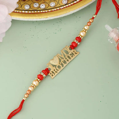 Brother Gift Set – Smart Temp Display Bottle with 2 Designer Rakhis Raksha Bandhan Special (Pack of 1)