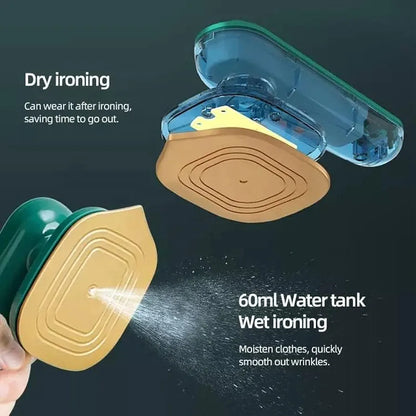 Mini Portable Iron Steamer for Clothes – Handheld Dry & Wet Iron with Titanium Panel | Travel-Friendly