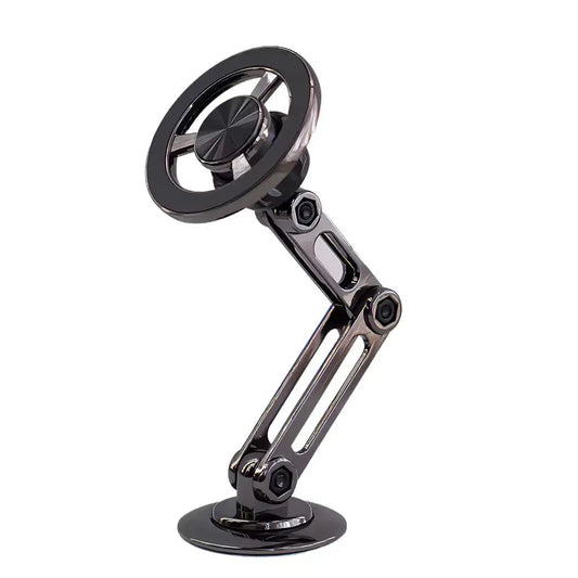 Foldable Magnetic 360° Rotating Phone Holder Stand for Car & Desk Use