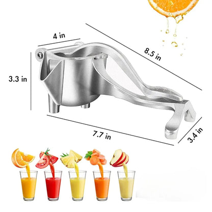 Manual Hand Fruit Juicer – Heavy-Duty Aluminum Squeezer