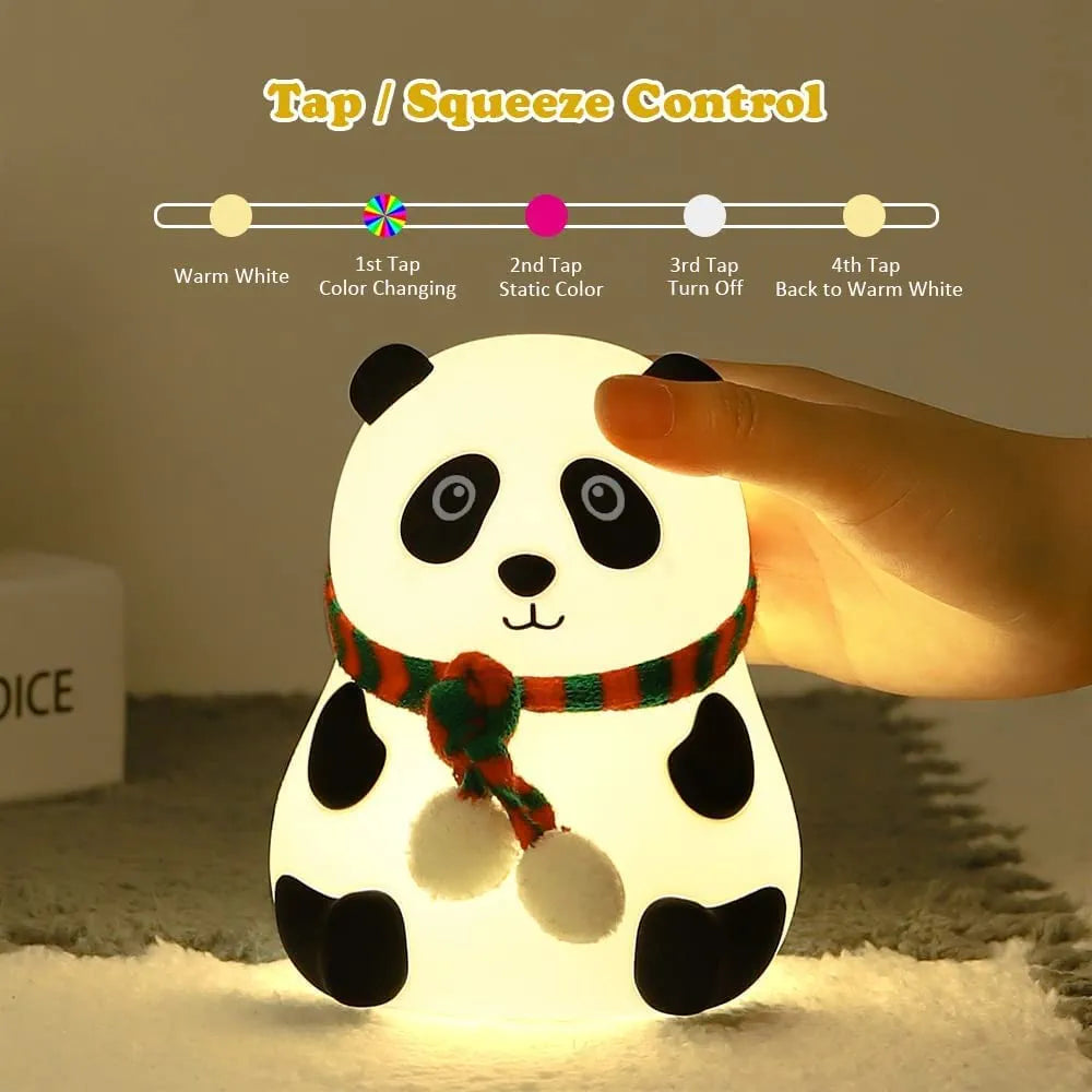 Cute Panda Light Lamp – Adorable Night Companion for Kids