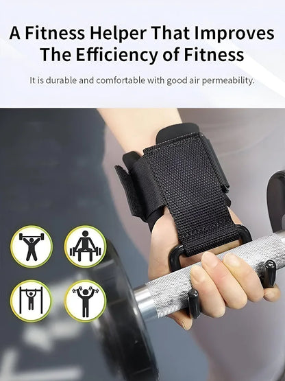 Weight Lifting Rod Hooks Wrist Support – Lift Heavier, Train Smarter