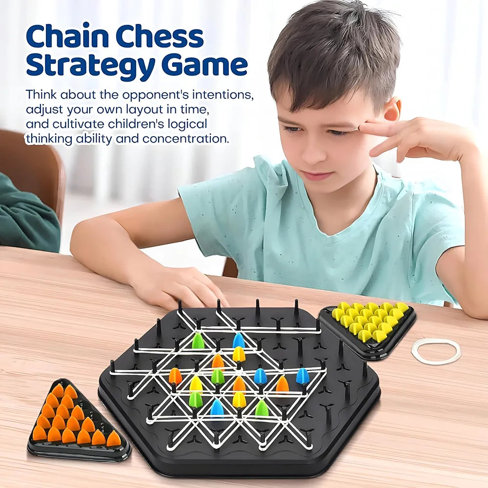 Chain Triangle Chess Game – A Fun Brain Teaser for All Ages!