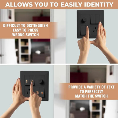 Golden Touch Switch Sticker – Organize with Elegance