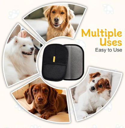 Double-Sided Pet Hair & Lint Removal Glove – Reusable Grooming Tool for Pets & Household Surfaces