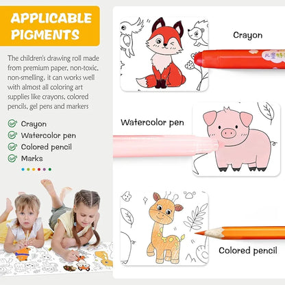 DIY Painting Drawing Paper Roll for Kids & Artists (Pack of 1)