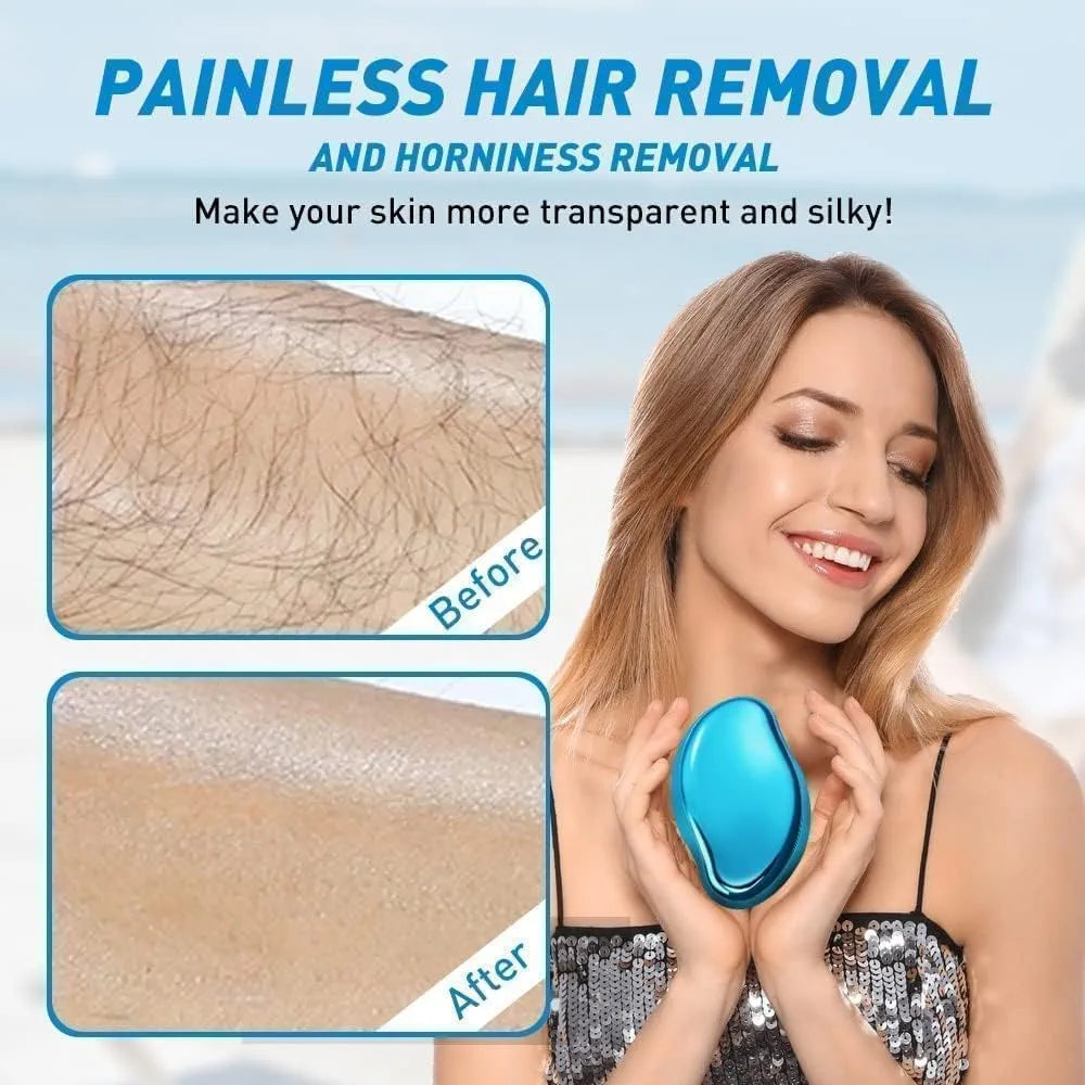 FLETIX Crystal Hair Eraser – Vegan, Fragrance-Free & Reusable Nano-Crystal Wax for Smooth Skin