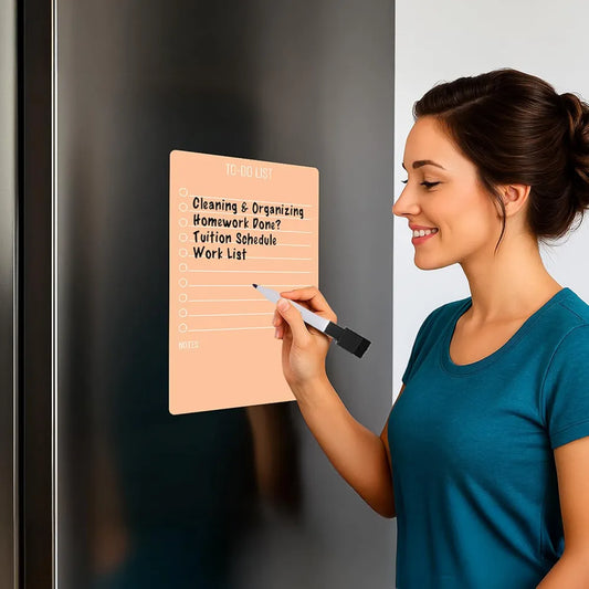 Magnetic Grocery Planner for Your Fridge