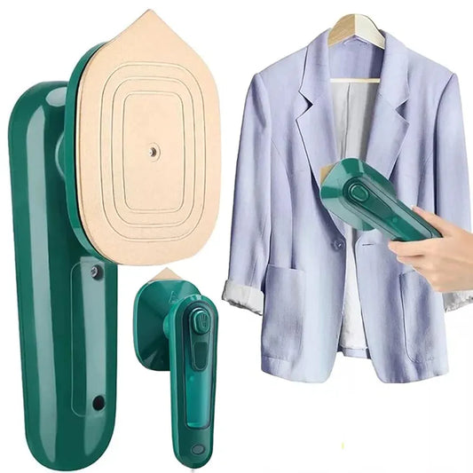 Mini Portable Iron Steamer for Clothes – Handheld Dry & Wet Iron with Titanium Panel | Travel-Friendly