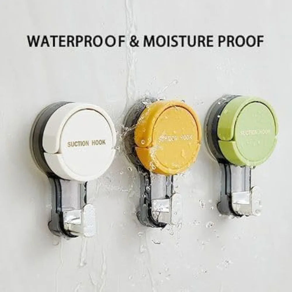 No-Drill Suction Wall Hooks – Strong Hold, Zero Damage!