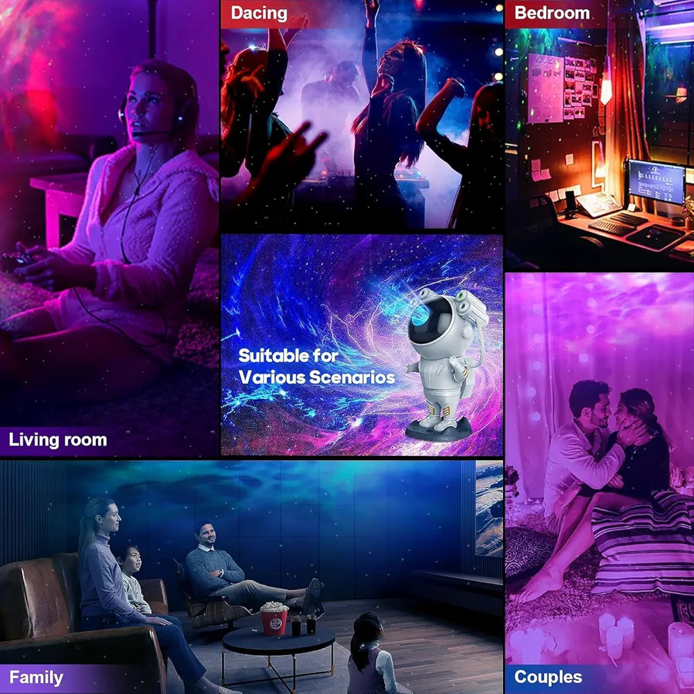 Astronaut Galaxy Projector - Turn Your Room into a Cosmic Wonderland!