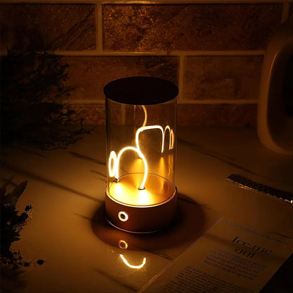Floating Magnetic LED Table Lamp – Modern Strip Light with Touch Switch