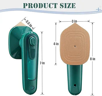 Mini Portable Iron Steamer for Clothes – Handheld Dry & Wet Iron with Titanium Panel | Travel-Friendly