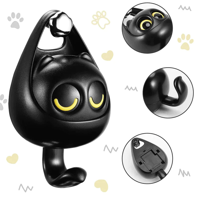 Cute Cartoon Face Wall Hook – Multicolor Key & Bag Holder