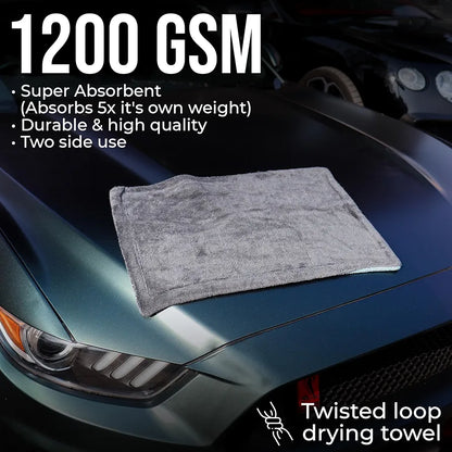 Thickened Ultrafine Fiber Car Cleaning Towel – High Absorbent & Scratch-Free